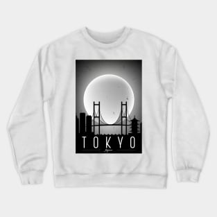 Tokyo Poster Design Crewneck Sweatshirt